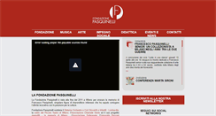 Desktop Screenshot of fondazionepasquinelli.org